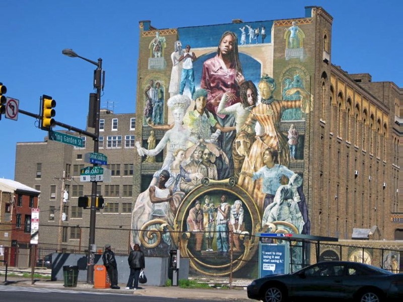 Murals Along Spring Garden St Phillymuralpics Com